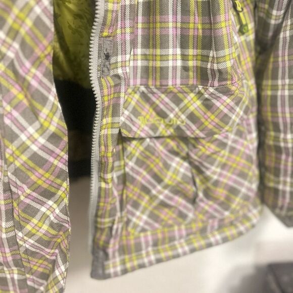 Liquid Boardwear Plaid snowboarding Jacket and Pants Set size XL/TG - Picture 3 of 12